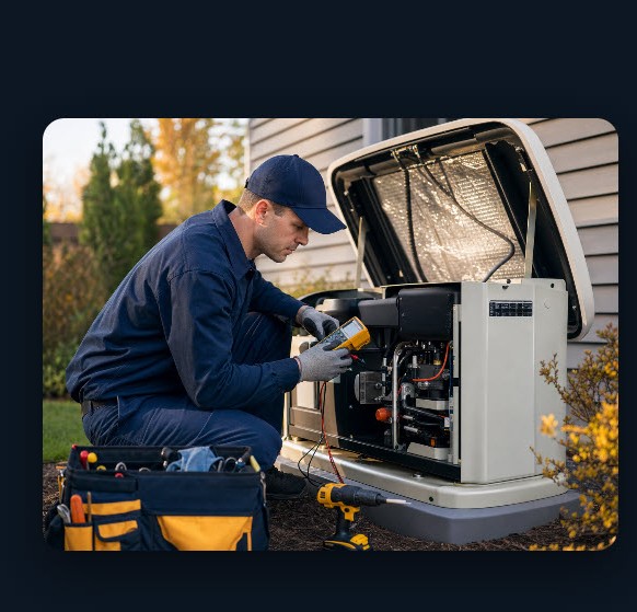 Watt Up Power Systems technician at work in Dallas-Fort Worth